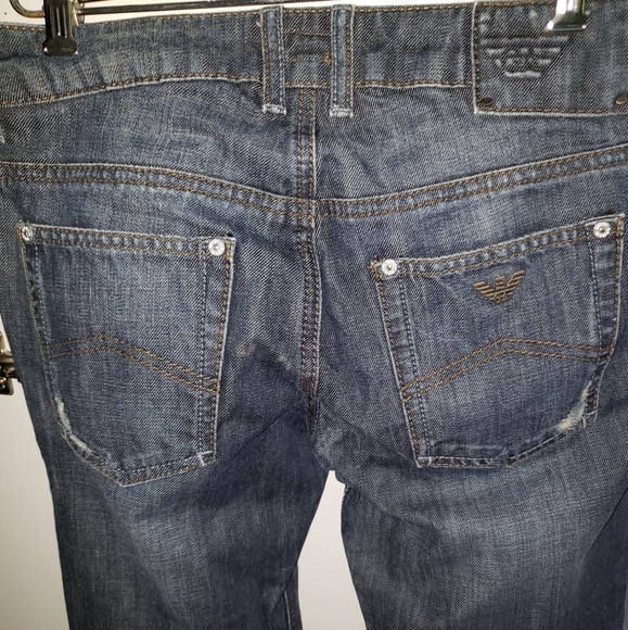 Armani Teen boys straight cut jeans - Picture 3 of 5